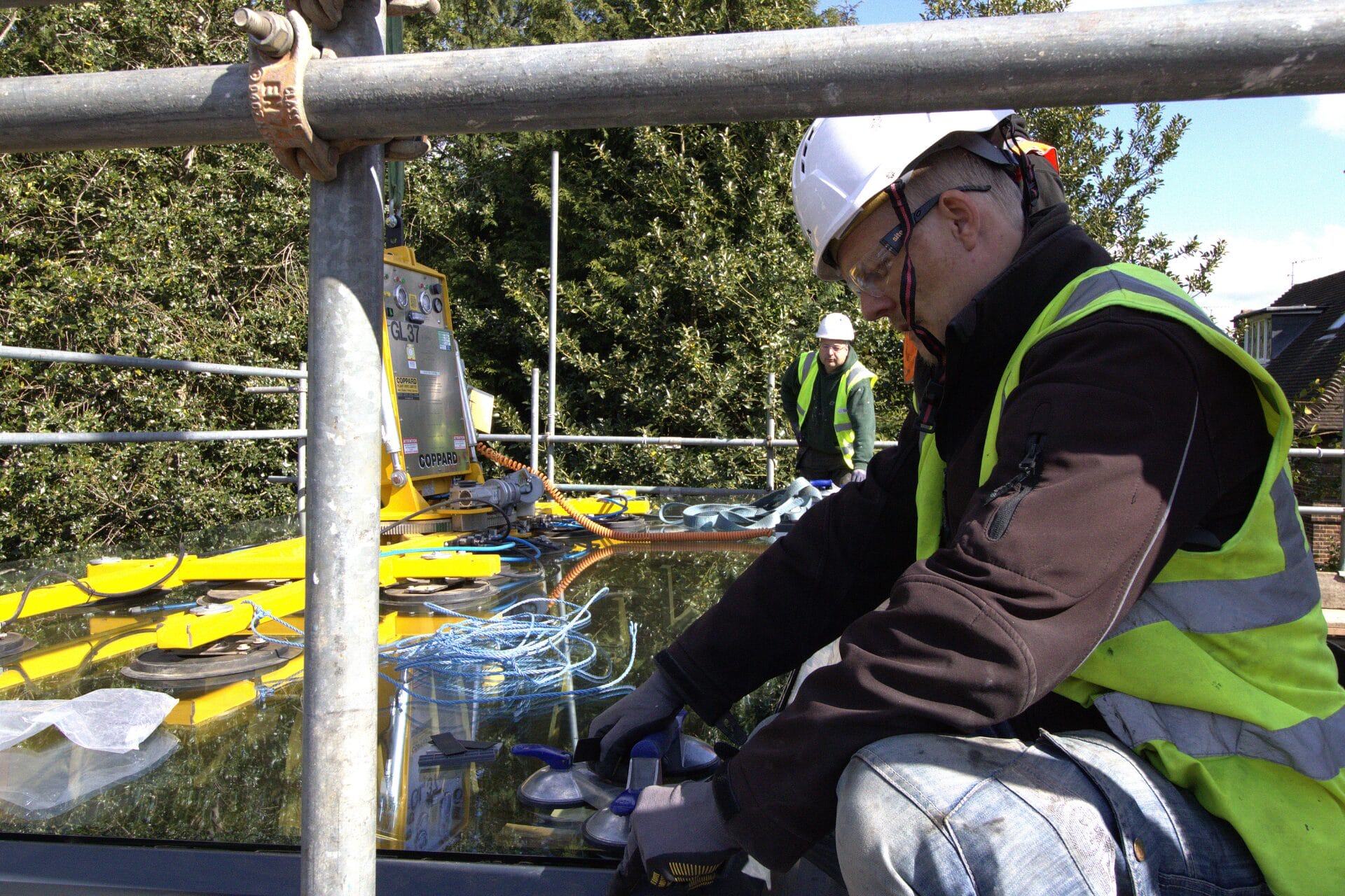 After Crane Lowers Small Adjustments to Large Rooflight